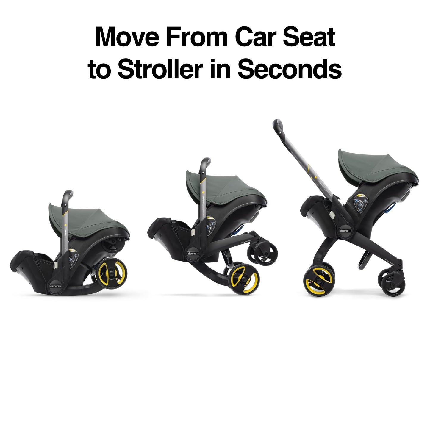 Doona Car Seat & Stroller, Deep Blue - All-in-One Travel System