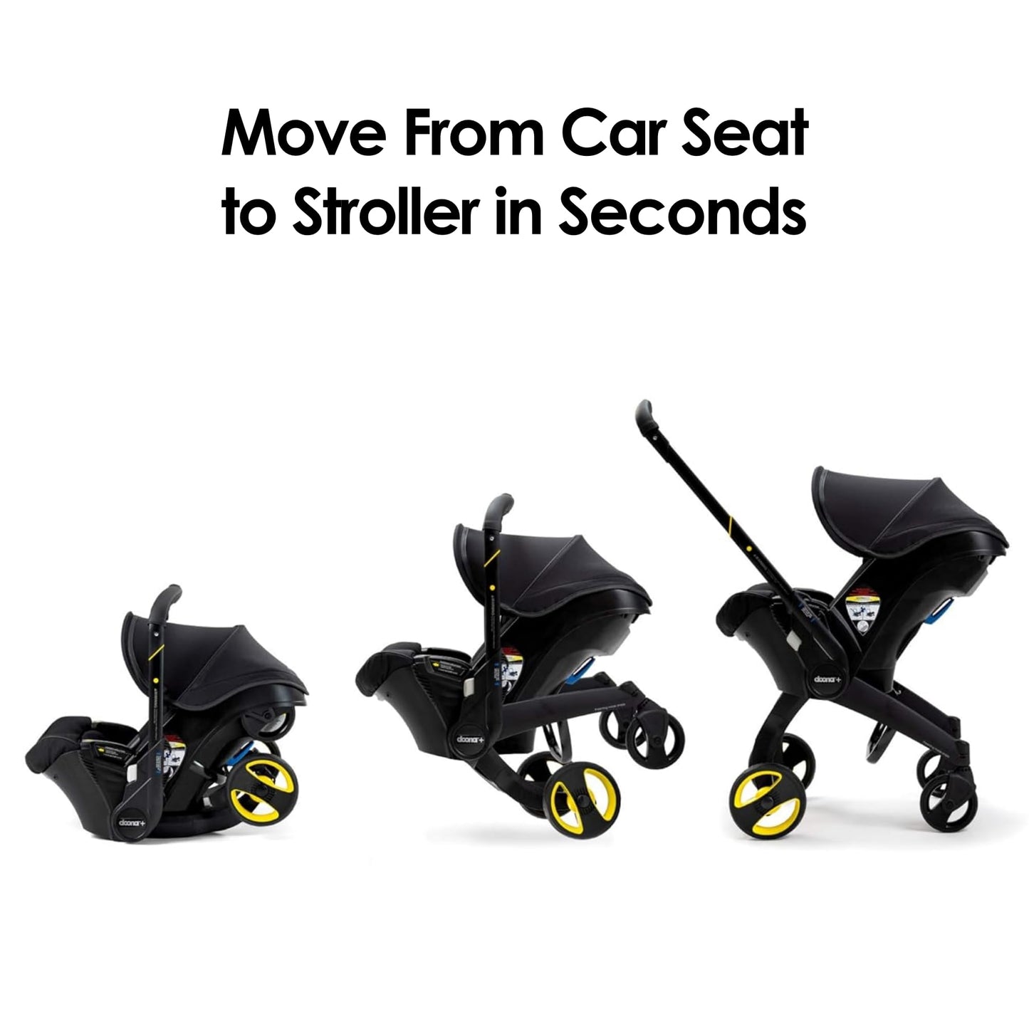 Doona Car Seat & Stroller, Deep Blue - All-in-One Travel System
