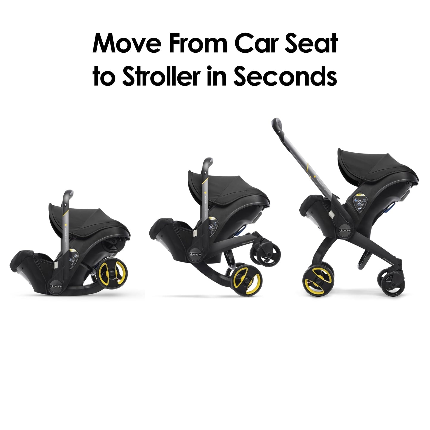 Doona Car Seat & Stroller, Deep Blue - All-in-One Travel System