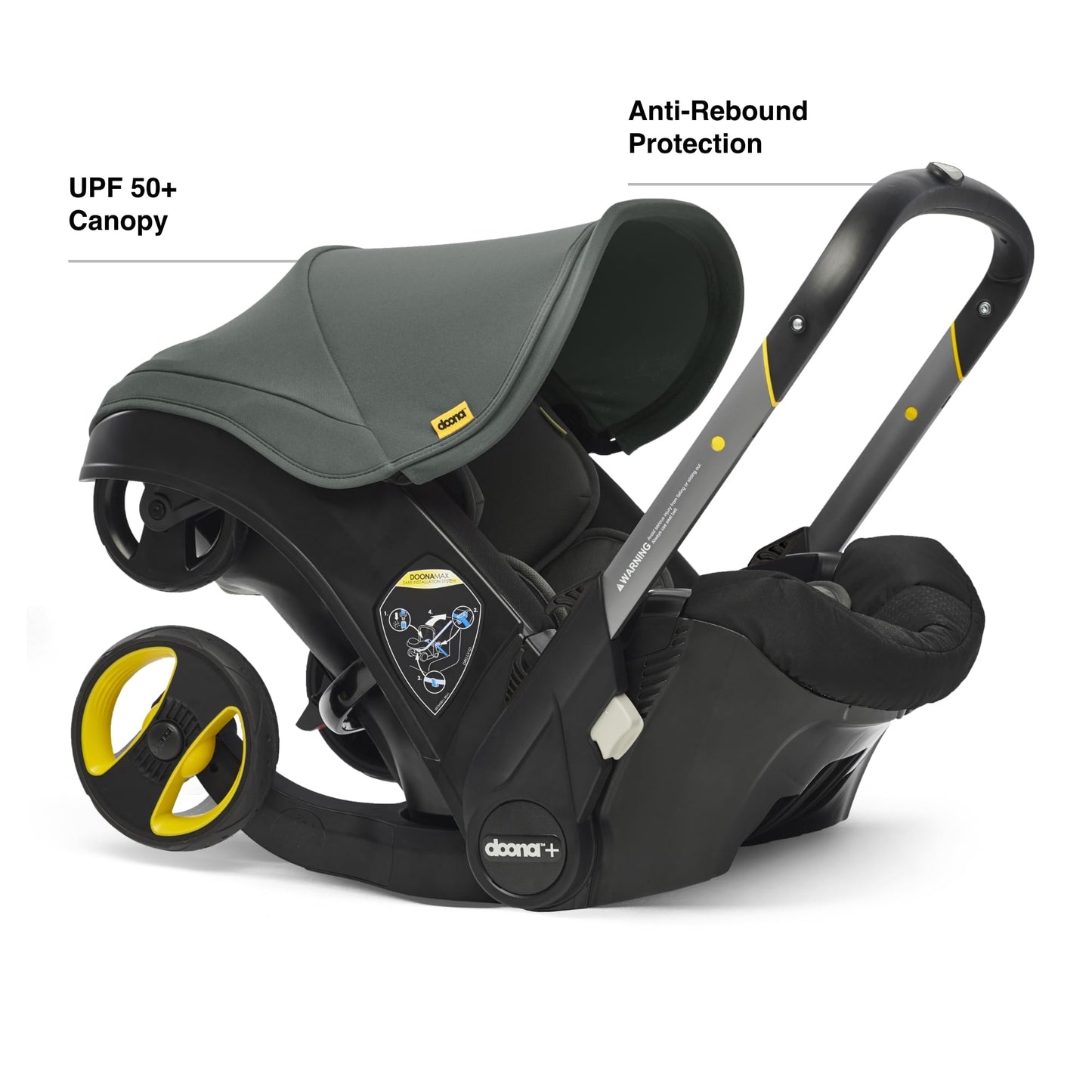 Doona Car Seat & Stroller, Deep Blue - All-in-One Travel System