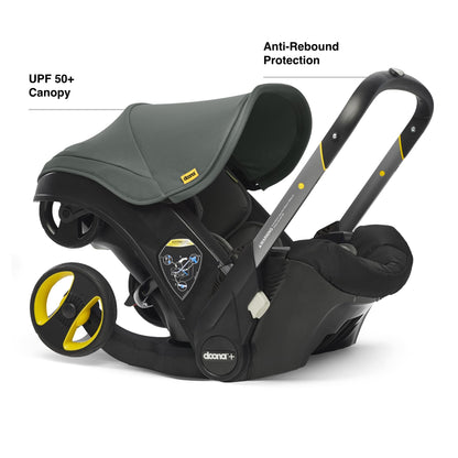 Doona Car Seat & Stroller, Deep Blue - All-in-One Travel System