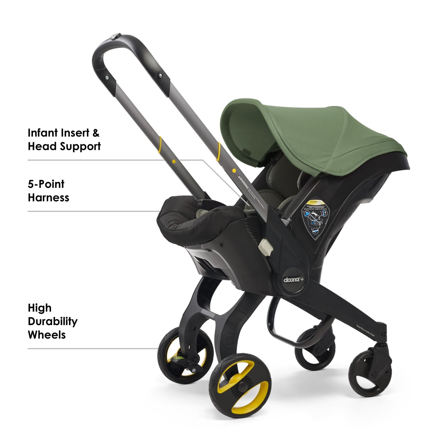 Doona Car Seat & Stroller, Deep Blue - All-in-One Travel System