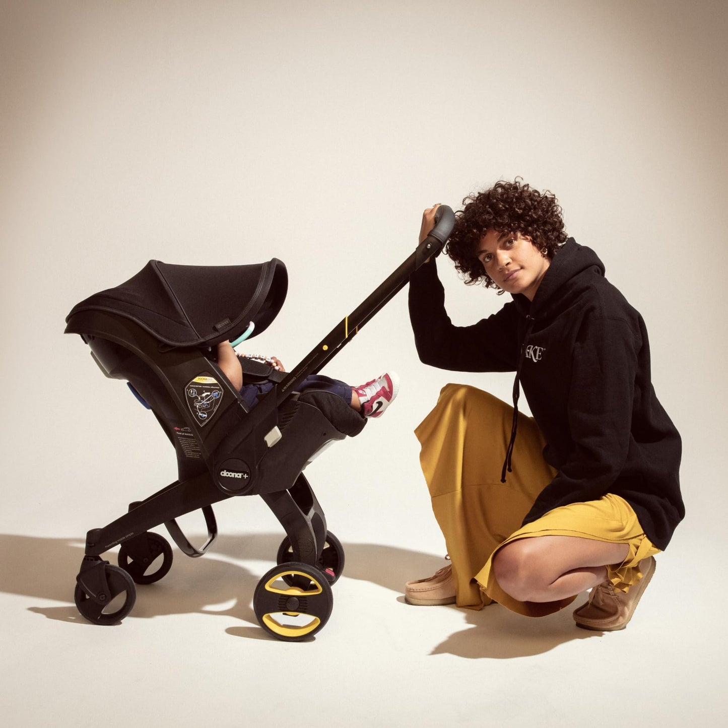 Doona Car Seat & Stroller, Deep Blue - All-in-One Travel System
